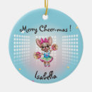Search for cheerleader ornaments Girly