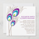 Search for peacock feather wedding invitations Modern