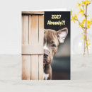 Search for funny dog new years cards 2027