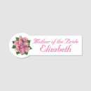 Search for bridal shower name tags Pink