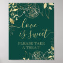 Search for love is sweet wedding signs Gold