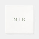 Search for monogrammed cocktail napkins Simple