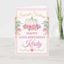 Search for sweet 16 birthday cards Teen girl