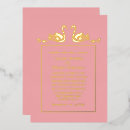 Search for gold and coral wedding invitations Chic
