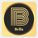 Search for gold letter b stickers Elegant