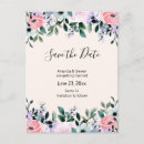 Search for pink save the date postcards Watercolor