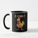 Search for rooster mugs F caw f
