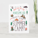 Search for funny kids cards Summer camp