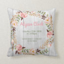Search for pink flower pillows Watercolor