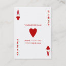 Search for poker business cards Aces