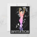 Search for musical night invitations Pink