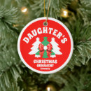 Search for daughter ornaments Red