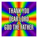 Search for thank you god posters Lord