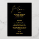 Search for gold foil menus Calligraphy