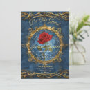 Search for blue sweet 16 invitations Blue and gold