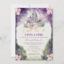 Search for purple 1st birthday invitations For her