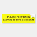 Search for stick shift bumper stickers Joke