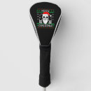 Search for christmas golf head covers Santa claus