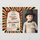 Search for magician birthday invitations Magic birthday party