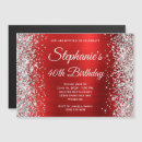 Search for magnetic birthday invitations Girly