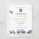 Search for police car invitations Modern