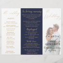 Search for tri fold wedding programs Typography