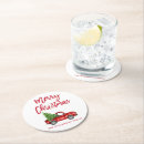 Search for round coasters Merry christmas