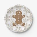 Search for gingerbread plates Snowflakes