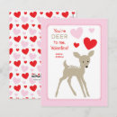 Search for deer valentines day cards Pink