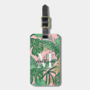 Search for tropical luggage tags Leaves
