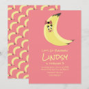 Search for banana birthday invitations Pink