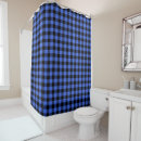 Search for blue plaid shower curtains Buffalo check