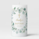 Search for baptism candles Gold cross