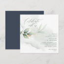 Search for sage green and navy blue invitations Botanical