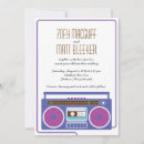 Search for boombox invitations Eighties