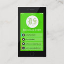 Search for smartphone business cards Modern