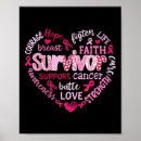 Search for breast cancer awareness posters Survivor