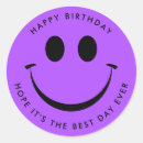 Search for purple happy birthday stickers Fun