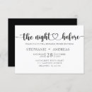 Search for 3 5x5 rehearsal dinner invitations Script