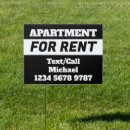 Search for apartment for rent signs Real estate
