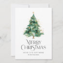 Search for holiday moving announcement cards Christmas tree