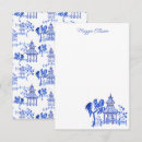 Search for chinoiserie note cards Watercolor