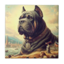 Search for antique portrait tiles Dog