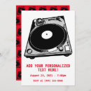 Search for record player invitations Vinyl