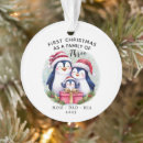 Search for penguin ornaments Holiday keepsake