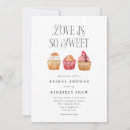 Search for cupcake bridal shower invitations Pink