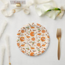 Search for brown gingham paper plates Pumpkins