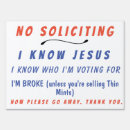 Search for no soliciting outdoor signs Warning