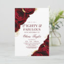 Search for 80 and fabulous Burgundy