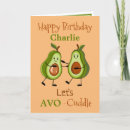 Search for avocado birthday cards Modern